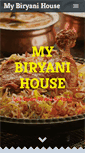 Mobile Screenshot of mybiryanihouse.com