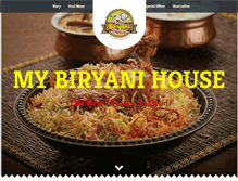 Tablet Screenshot of mybiryanihouse.com